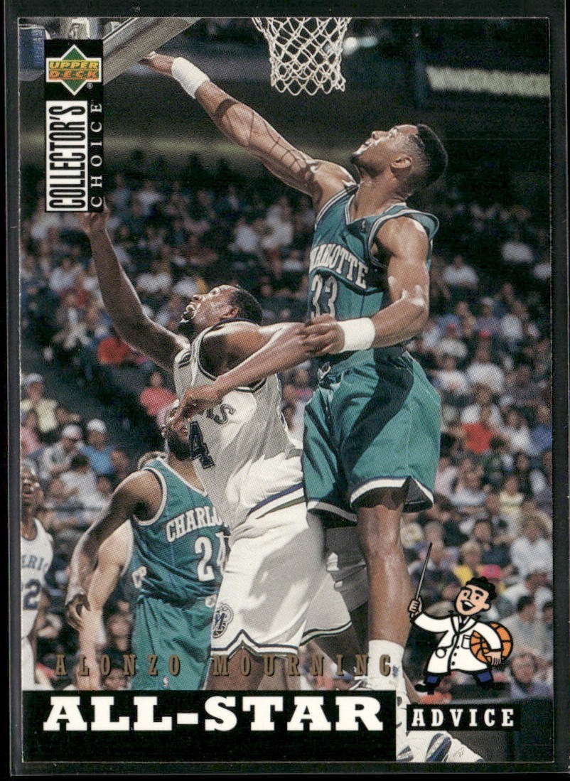 Alonzo Mourning Player Lot Bundle 10 Different Basketball Cards AM004 Heat back