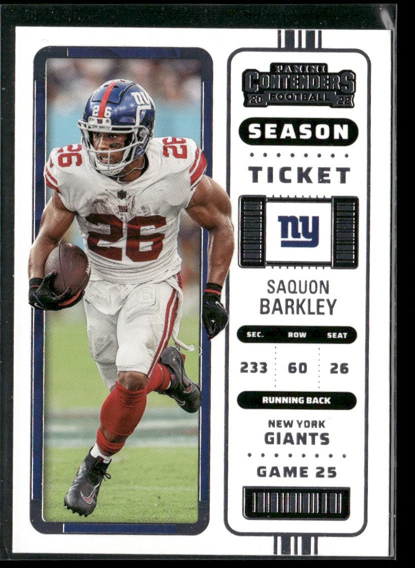 Saquon Barkley Player Lot Bundle 10 Different Football Cards SB001 Giants back