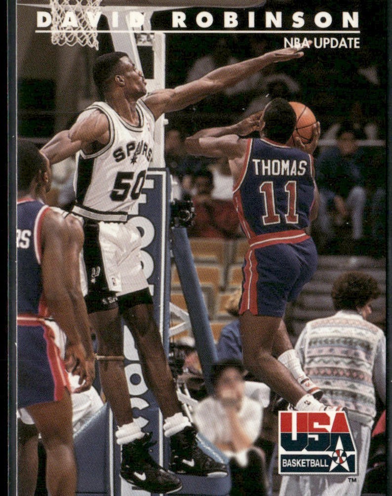 David Robinson Player Lot Bundle 10 Basketball Cards DR004 Spurs back