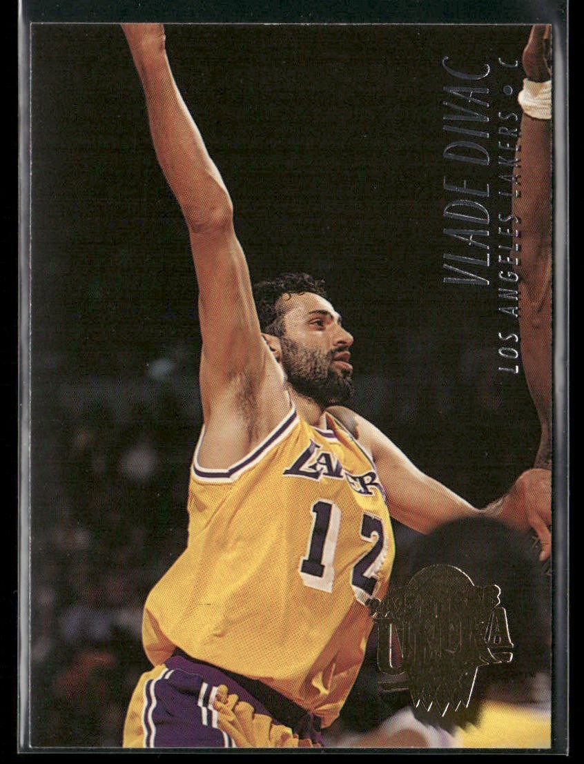 Vlade Divac Player Lot Bundle 10 Basketball Cards VD003 Lakers Hornets back