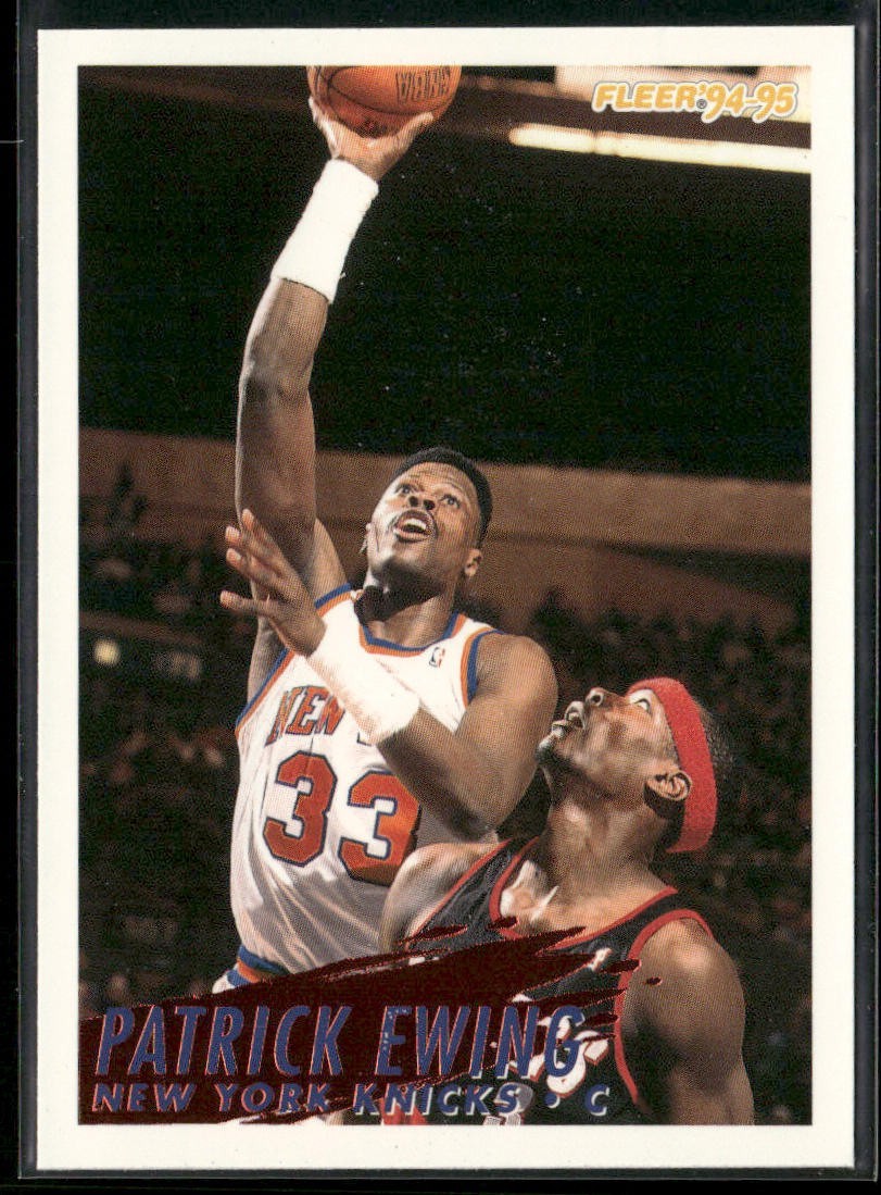 Patrick Ewing Player Lot Bundle 10 Basketball Cards PE002 New York Knicks back