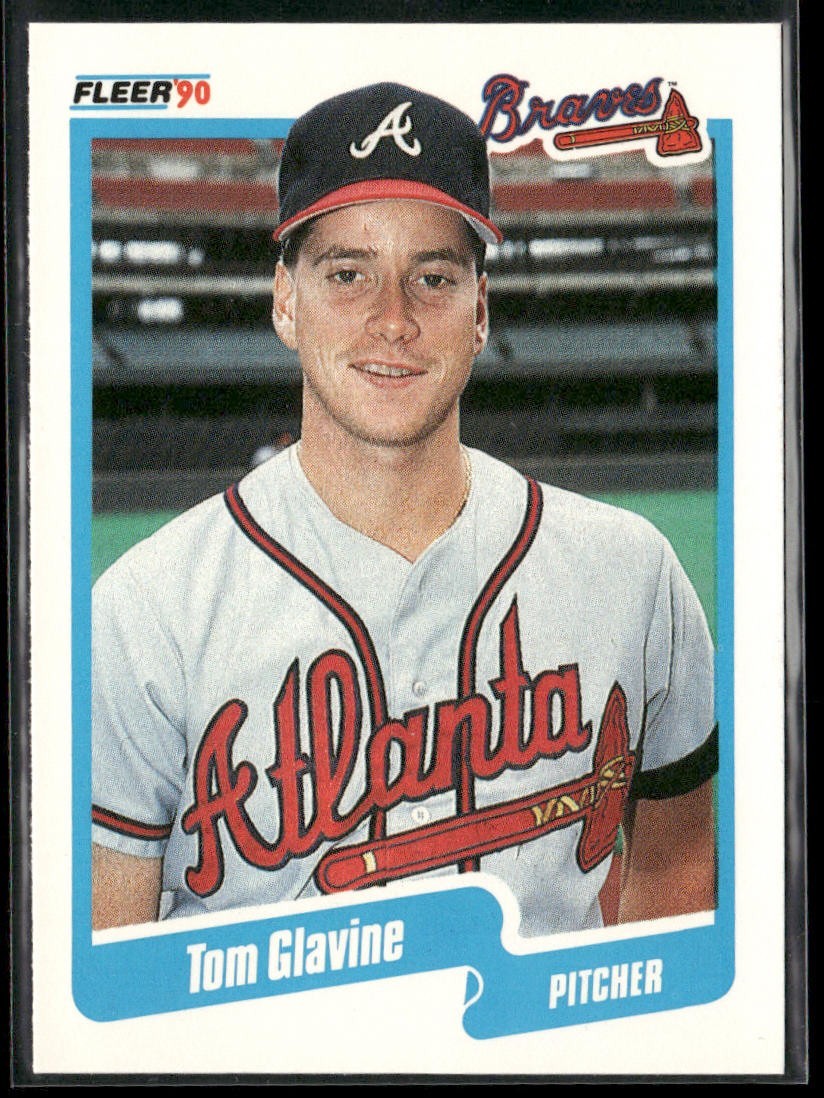 Tom Glavine Lot Bundle 10 Different Baseball Cards TG001 Braves back