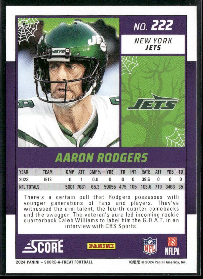 Aaron Rodgers Player Lot Bundle 10 Different Football Cards AR003 Packers Jets back