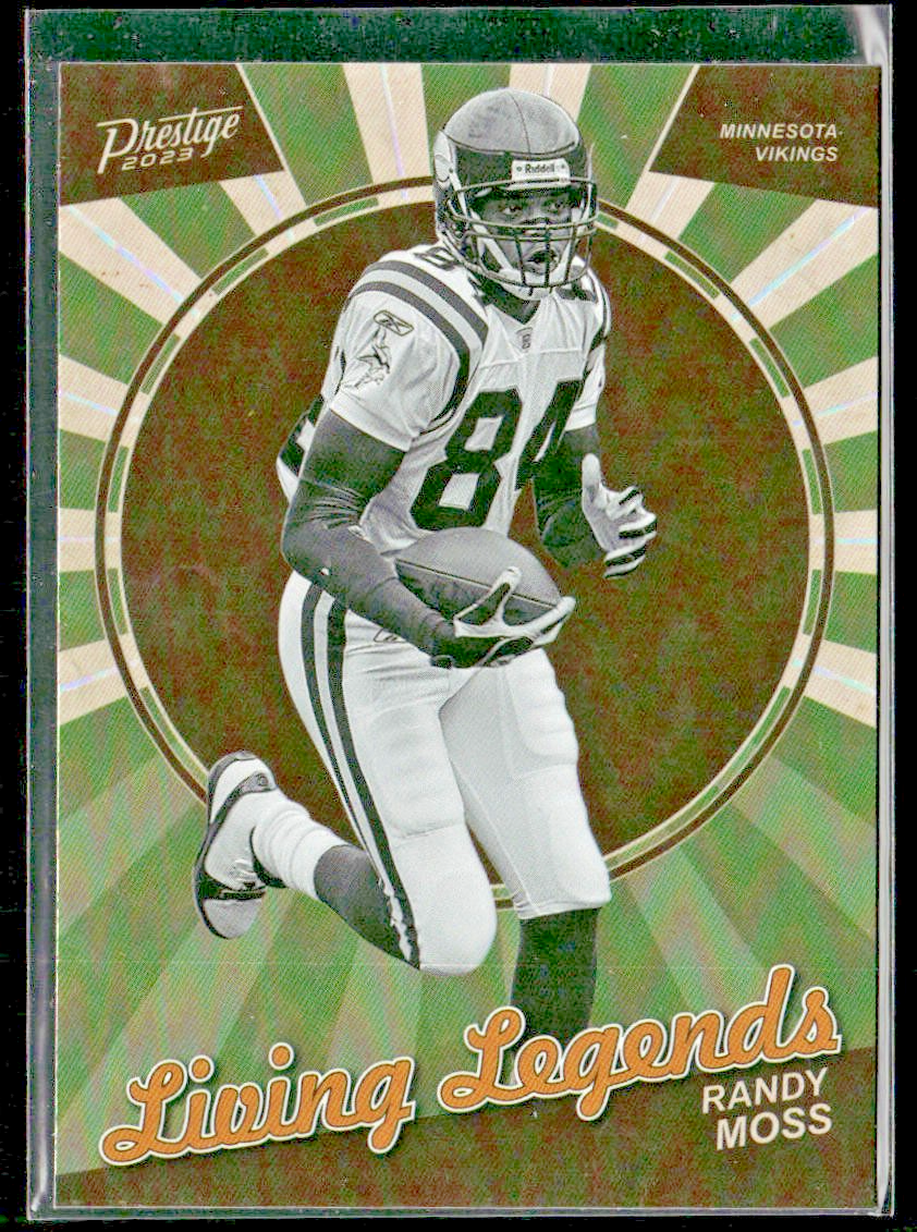 Randy Moss Player Lot Bundle 10 Different Football Cards RM002 Vikings Raiders front