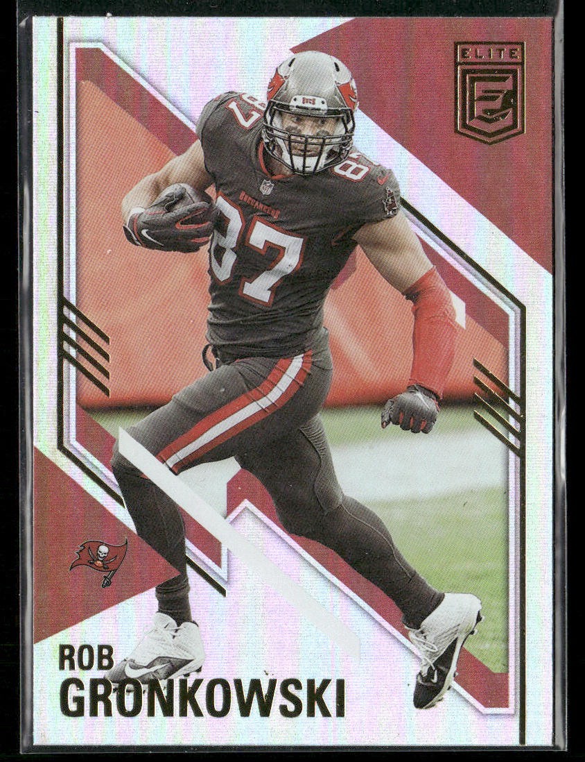 Rob Gronkowski Player Lot Bundle 10 Different Football Cards RG001 Patriots back