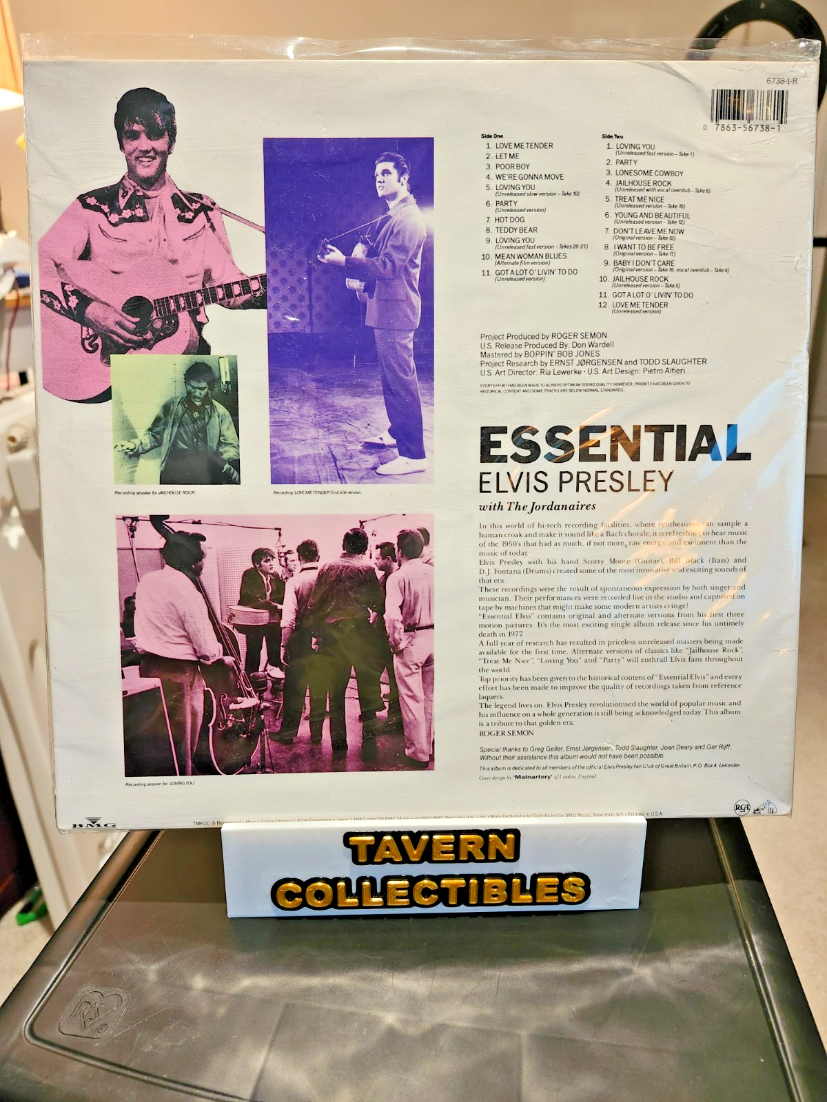 Elvis Presley  Essential Elvis | The First Movies Vinyl LP | RCA Records back