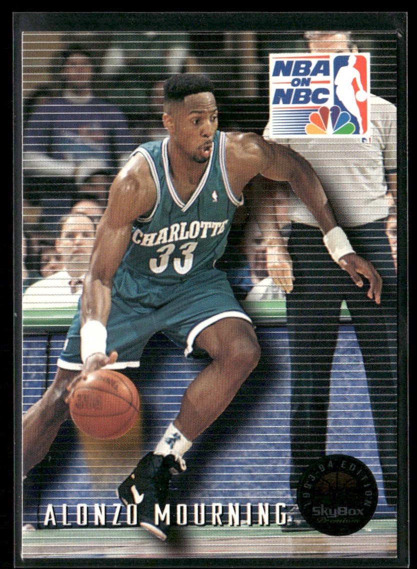 Alonzo Mourning Player Lot Bundle 10 Different Basketball Cards AM001 Heat back