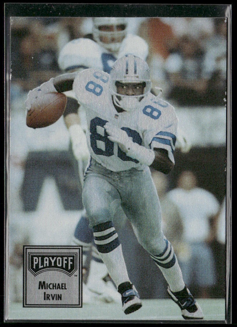 Michael Irvin Player Lot Bundle 10 Different Football Cards MI008 Cowboys back