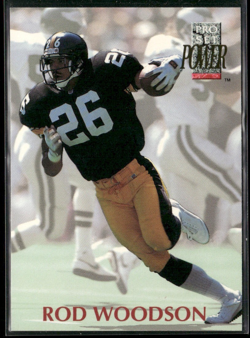 Rod Woodson Player Lot Bundle 10 Different Football Cards RW004 Steelers back