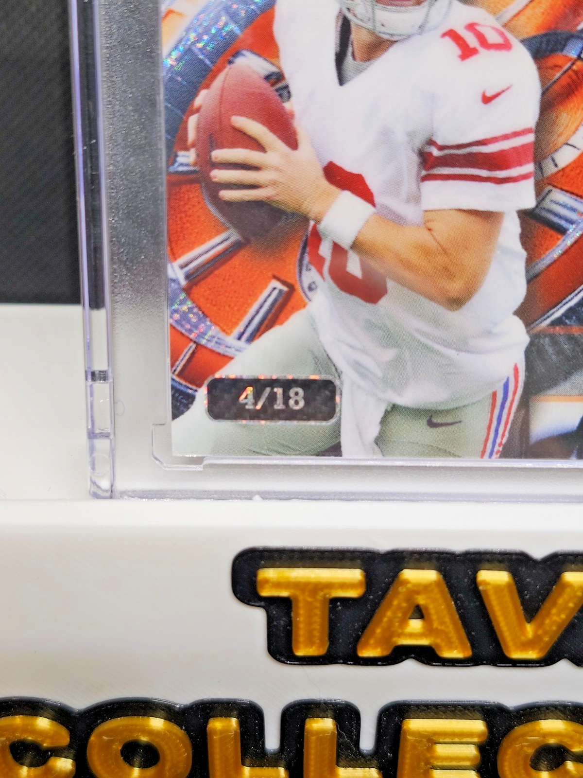 Eli Manning 2024 Wild Card QB1 On the Clock Platinum /18 #OCW-PT-EM2 Giants back