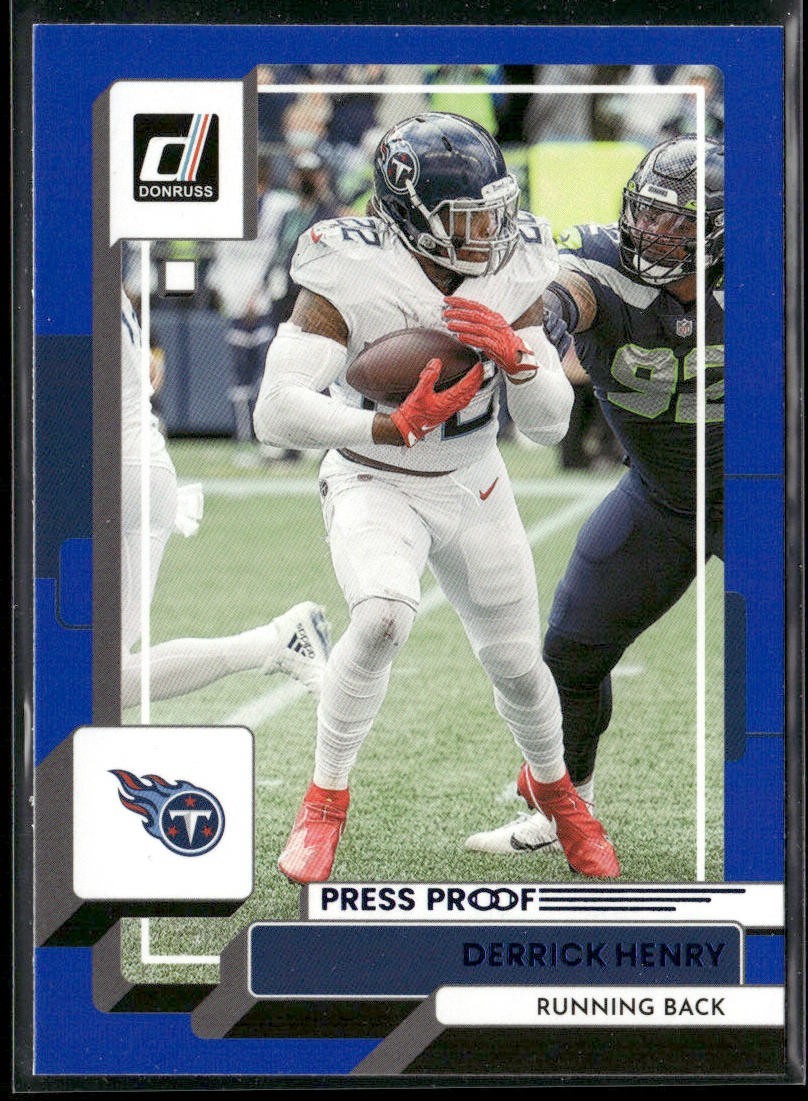 Derrick Henry Player Lot Bundle 10 Different Football Cards DH002 Titans Ravens back