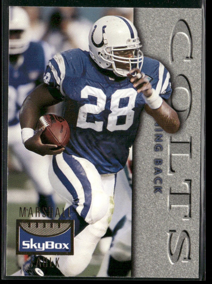 Marshall Faulk Player Lot Bundle 10 Different Football Cards MF004 Colts Rams back