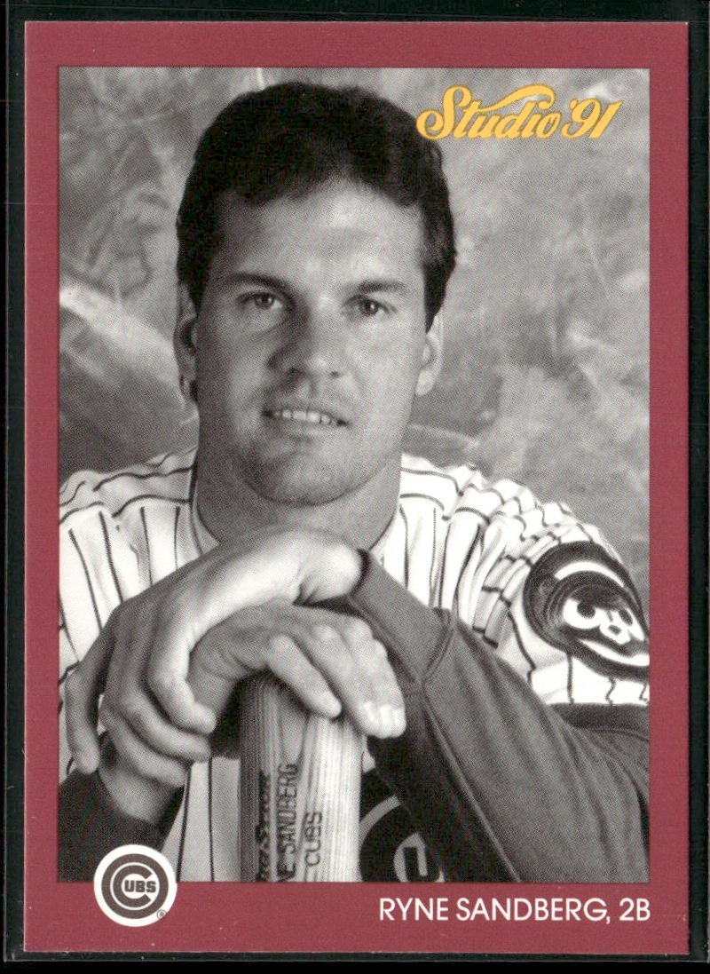 Ryne Sandberg Lot Bundle 10 Different Baseball Cards RS001 Cubs back