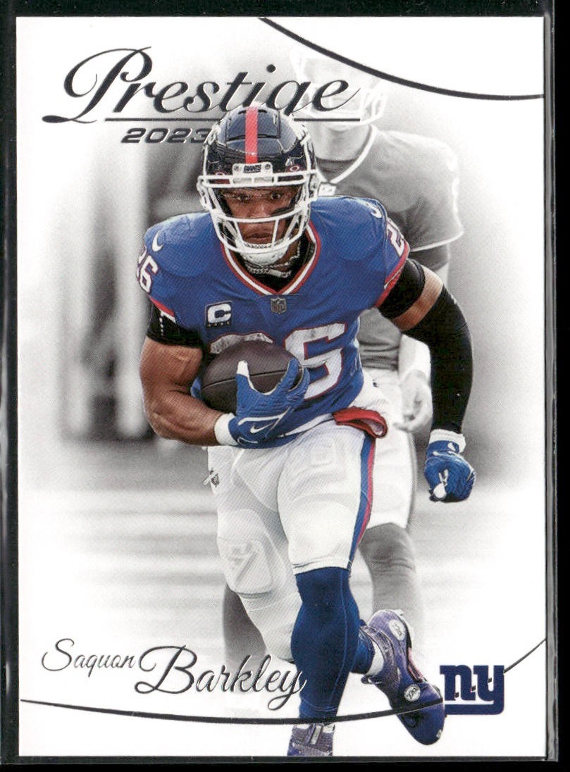 Saquon Barkley Player Lot Bundle 10 Different Football Cards SB002 Giants back