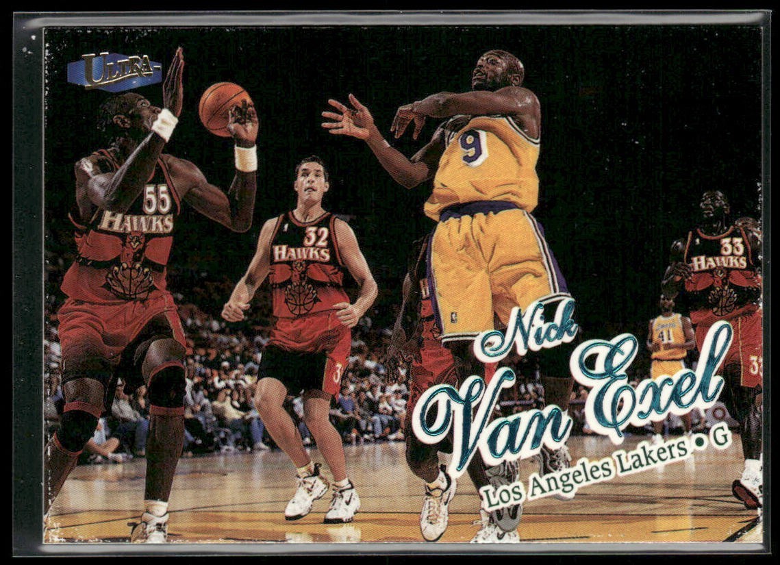 Nick Van Exel Player Lot Bundle 10 Basketball Cards NVE002 Lakers 2 RC's back