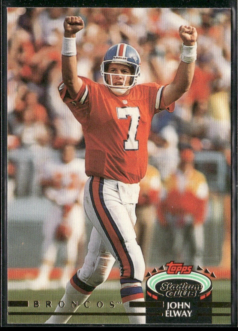 John Elway Player Lot Bundle 10 Different Football Cards JE007 Broncos back