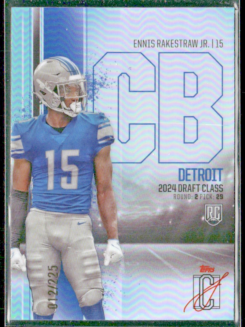 Ennis Rakestraw Jr. 2024 Topps Signature Class Rookie Class #RCV-46 12/225 Lions front