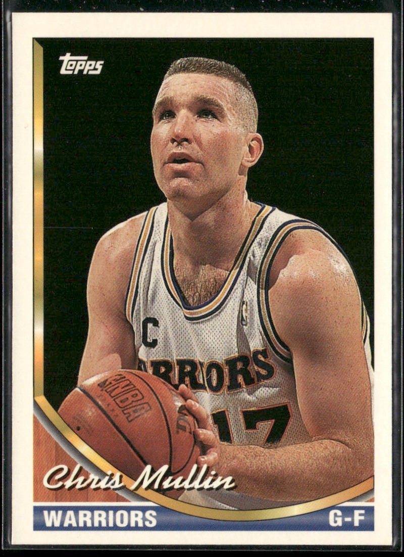 Chris Mullin Player Lot Bundle 10 Basketball Cards CM003 Warriors back