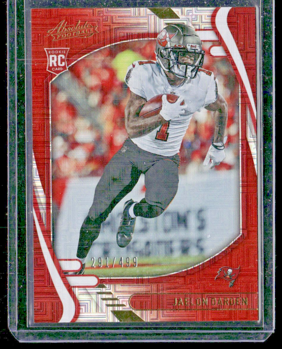 Jaelon Darden 2021 Panini Absolute Red Squares SP /499 RC #135 Bucs front