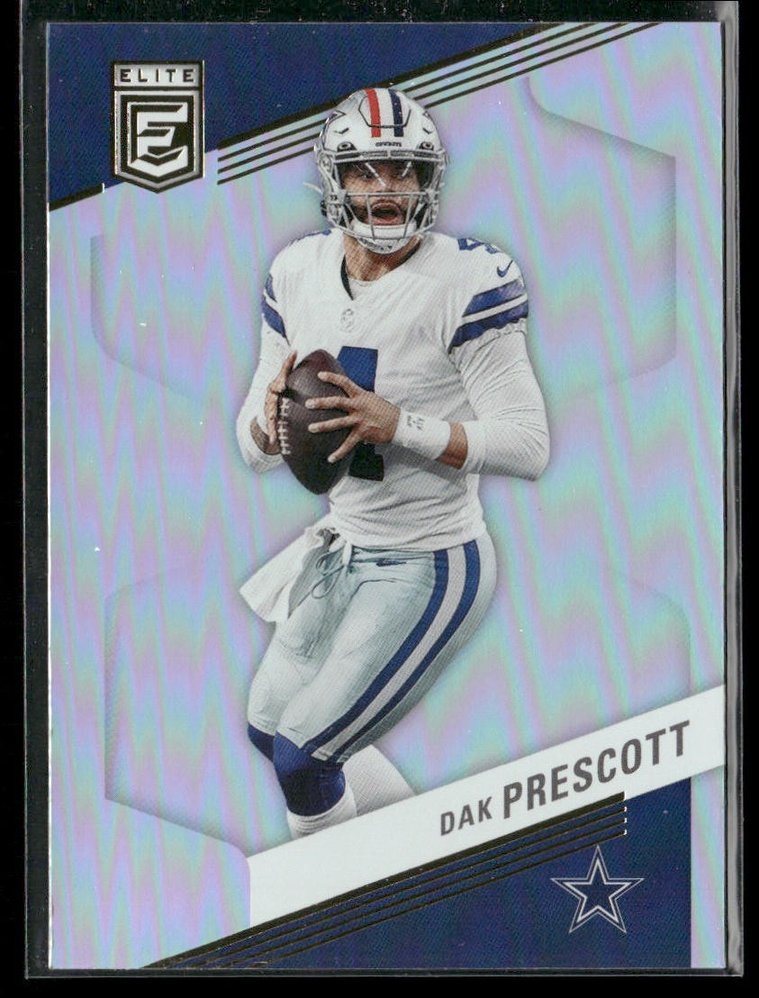 Dak Prescott Player Lot Bundle 10 Different Football Cards DP001 Cowboys back