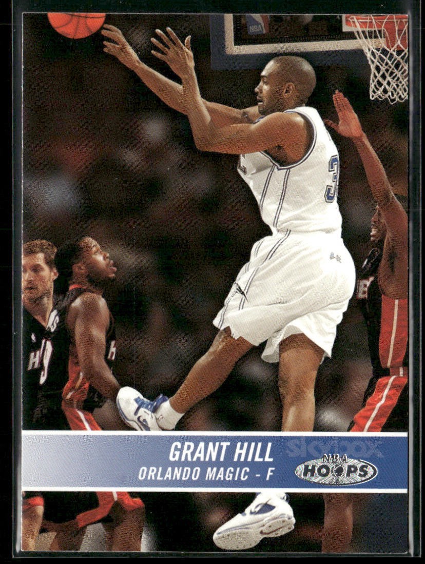Grant Hill Player Lot Bundle 10 Basketball Cards GH003 Pistons 1 RC back