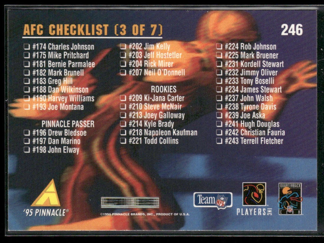 John Elway Player Lot Bundle 10 Different Football Cards JE006 Broncos back