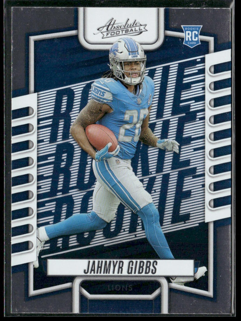 Jahmyr Gibbs Player Lot Bundle 10 Different Football Cards JG001 Lions 6 RC back