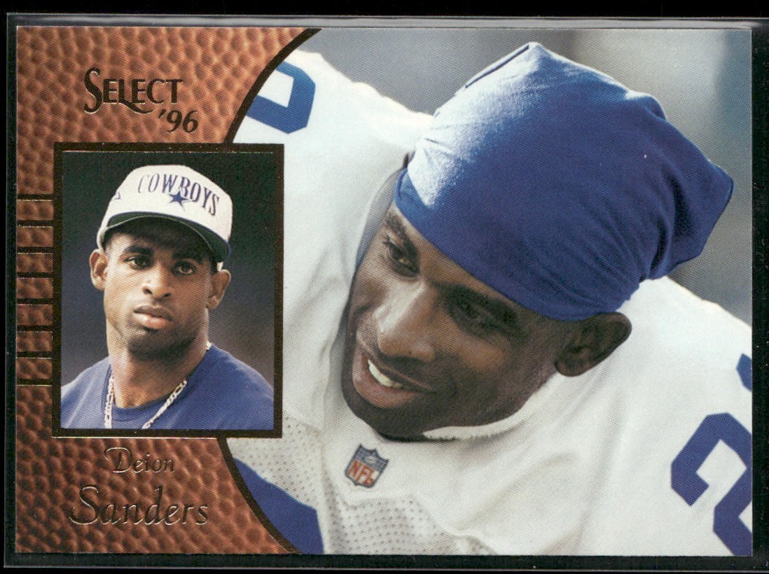 Deion Sanders Player Lot Bundle 10 Different Football Cards DS002 Falcons 49ers back