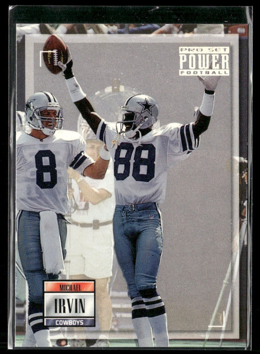 Michael Irvin Player Lot Bundle 10 Different Football Cards MI005 Cowboys back