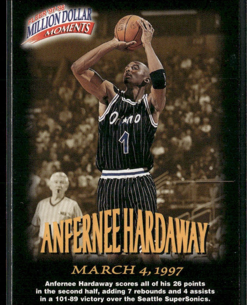 Anfernee "Penny" Hardaway Player Lot Bundle 10 Basketball Cards AH001 2 RC Magic back