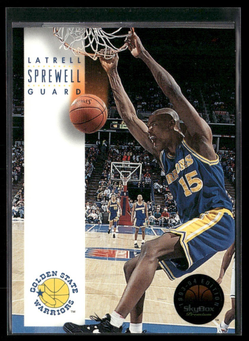 Latrell Sprewell Player Lot Bundle 10 Basketball Cards LS002 Warriors Knicks back
