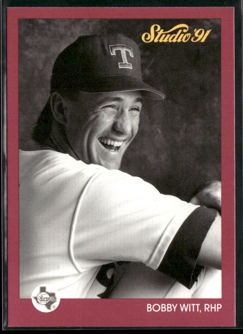 Bobby Witt Player Lot Bundle 10 Different Baseball Cards BW001 Rangers back