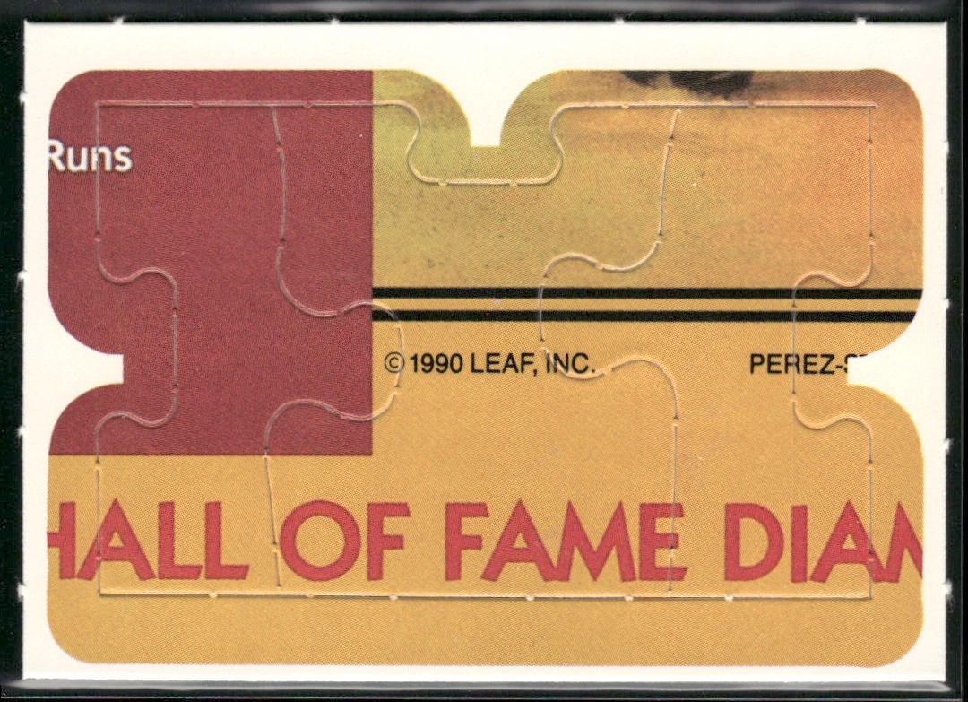 Puzzle Piece Lot Bundle 10 Different Baseball Cards P009 back
