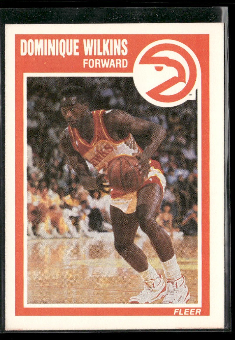 Dominique Wilkins Player Lot Bundle 10 Basketball Cards DW003 Hawks back