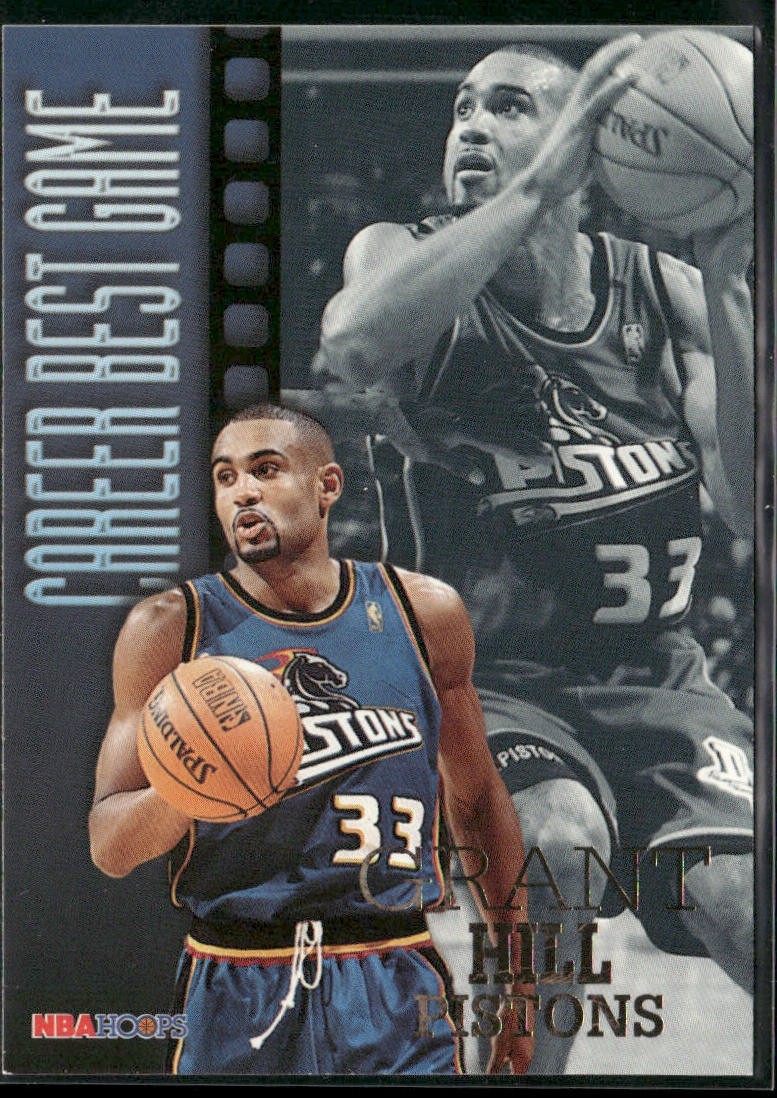 Grant Hill Player Lot Bundle 10 Basketball Cards GH002 Pistons 1 RC back