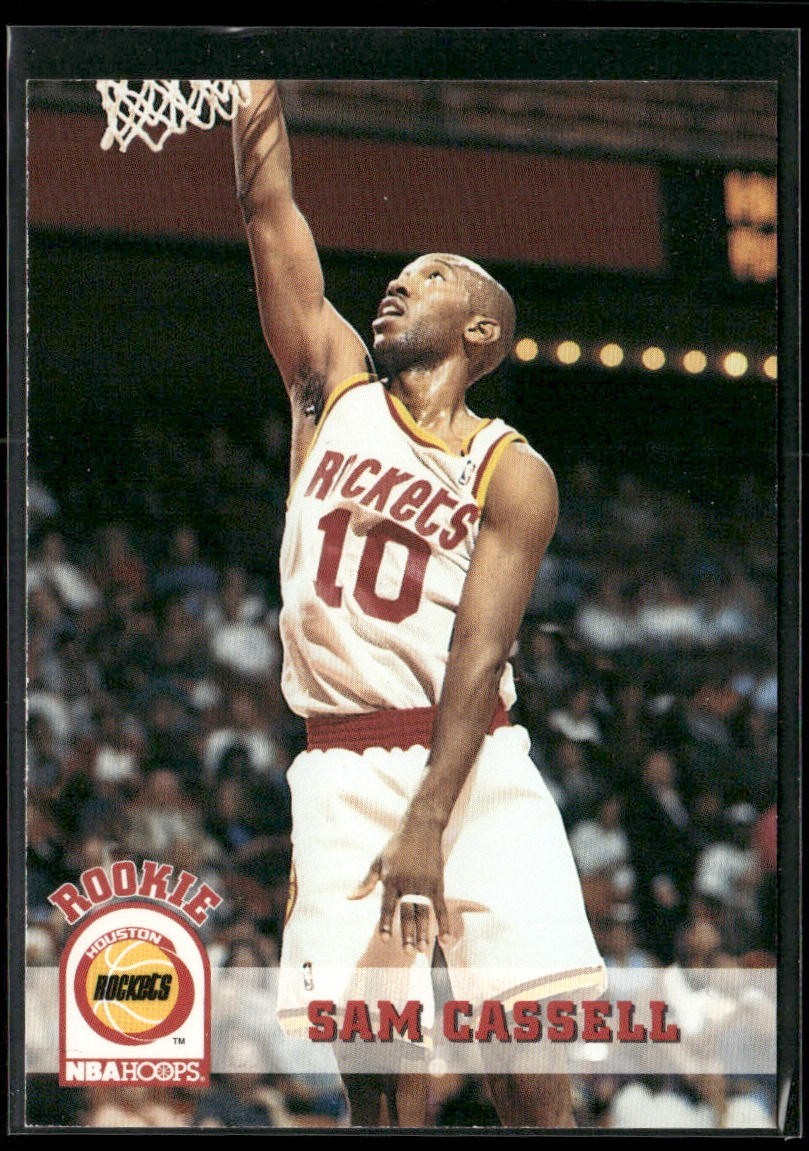 Sam Cassell Player Lot Bundle 10 Basketball Cards SC001 Rockets Nets 1 RC back