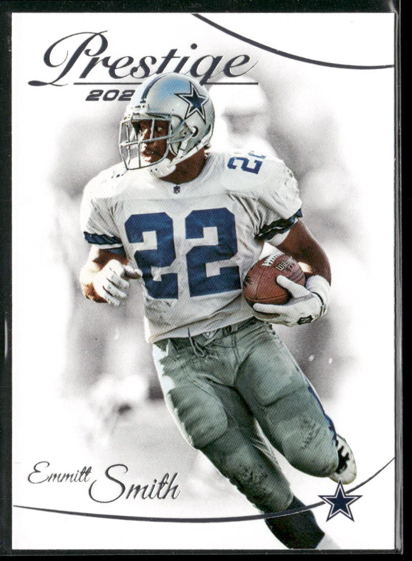 Emmitt Smith Player Lot Bundle 10 Different Football Cards ES004 Cowboys back