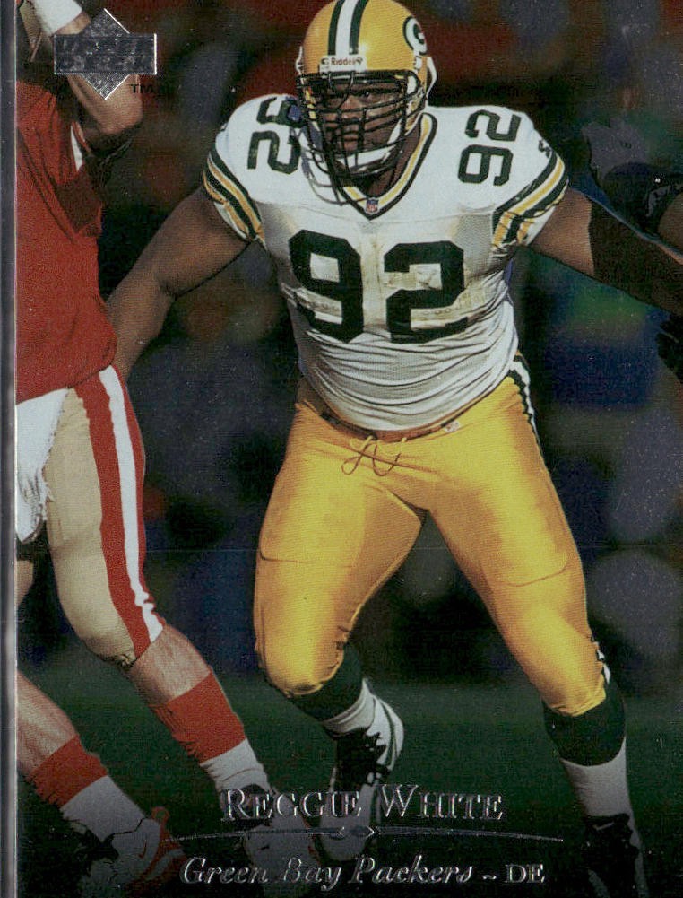 Reggie White Player Lot Bundle 10 Different Football Cards RW001 Eagles Packers back