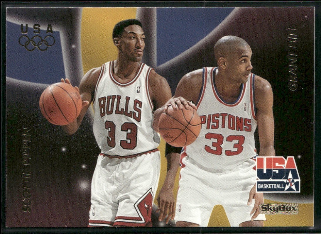 Scottie Pippen Player Lot Bundle 10 Basketball Cards SP001 Chicago Bulls back