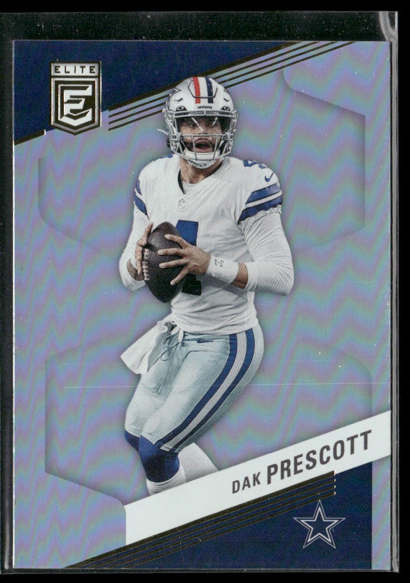 Dak Prescott Player Lot Bundle 10 Different Football Cards DP003 Cowboys back