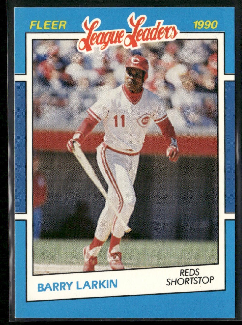 Barry Larkin Player Lot Bundle 10 Different Baseball Cards BL002 Reds back