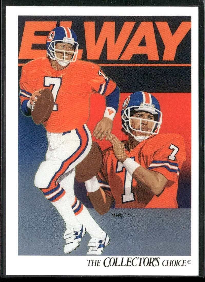 John Elway Player Lot Bundle 10 Different Football Cards JE003 Broncos back