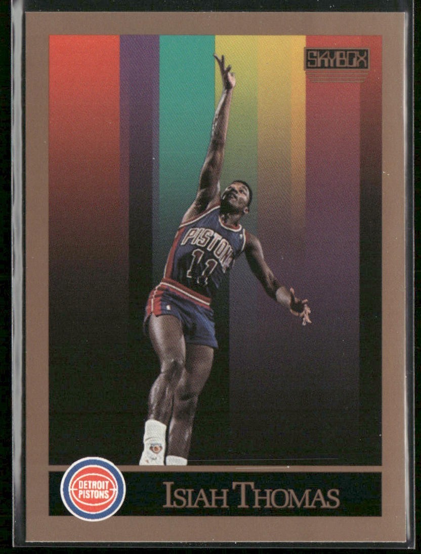 Isiah Thomas Player Lot Bundle 10 Basketball Cards IT001 Pistons back