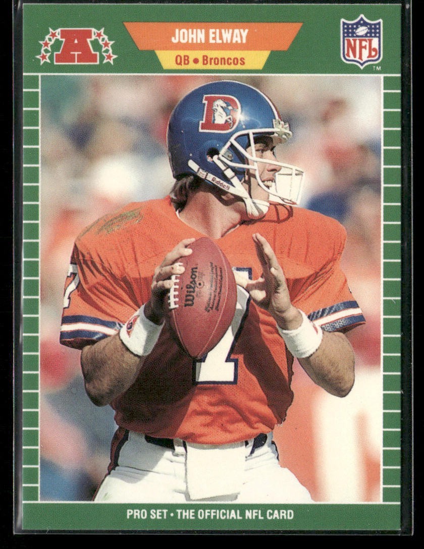 John Elway Player Lot Bundle 10 Different Football Cards JE003 Broncos back