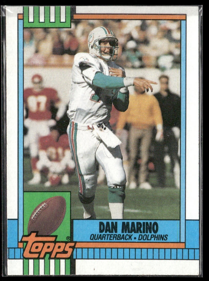 Dan Marino Player Lot Bundle 10 Different Football Cards DM006 Dolphins back