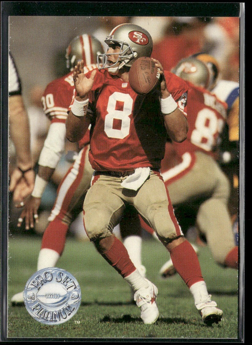 Steve Young Player Lot Bundle 10 Different Football Cards SY004 49ers back