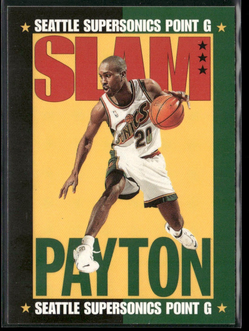 Gary Payton Player Lot Bundle 10 Basketball Cards GP002 Supersonics back
