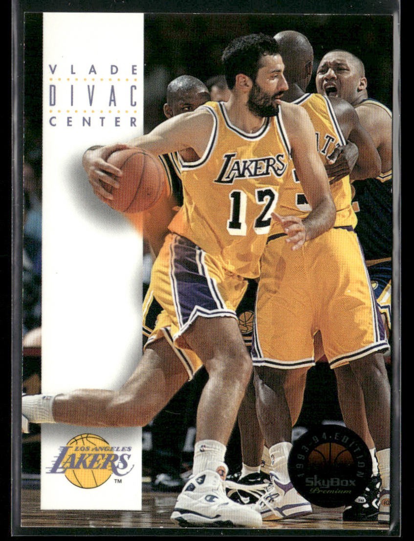 Vlade Divac Player Lot Bundle 10 Basketball Cards VD004 Lakers Hornets back