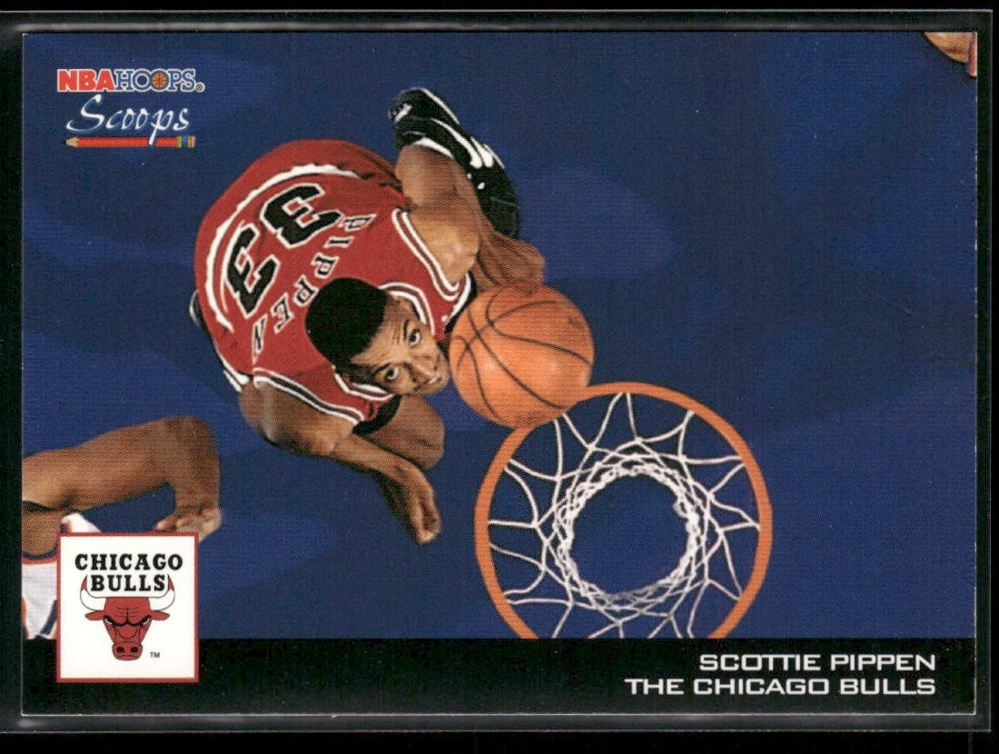 Scottie Pippen Player Lot Bundle 10 Basketball Cards SP005 Chicago Bulls back