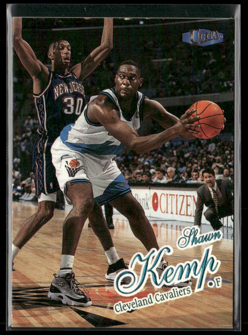 Shawn Kemp Player Lot Bundle 10 Basketball Cards SK005 Supersonics Cavs back